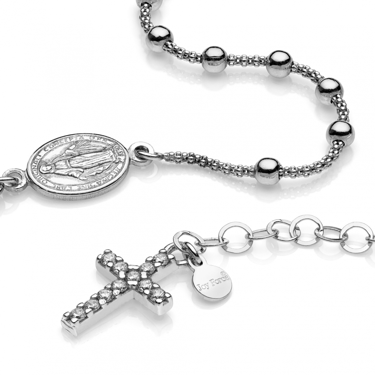 Rosary on sale in silver